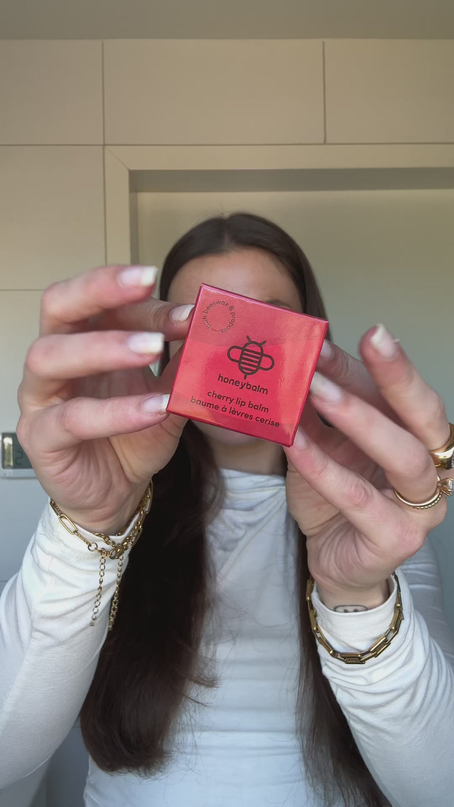 Cherry lip balm